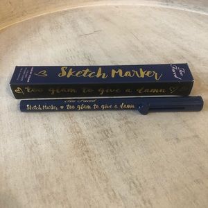 Brand New Too Faced Sketch Marker in Blue!